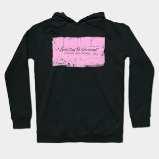 Looks Can Be Deceiving - Mental Awareness - Pink Hoodie